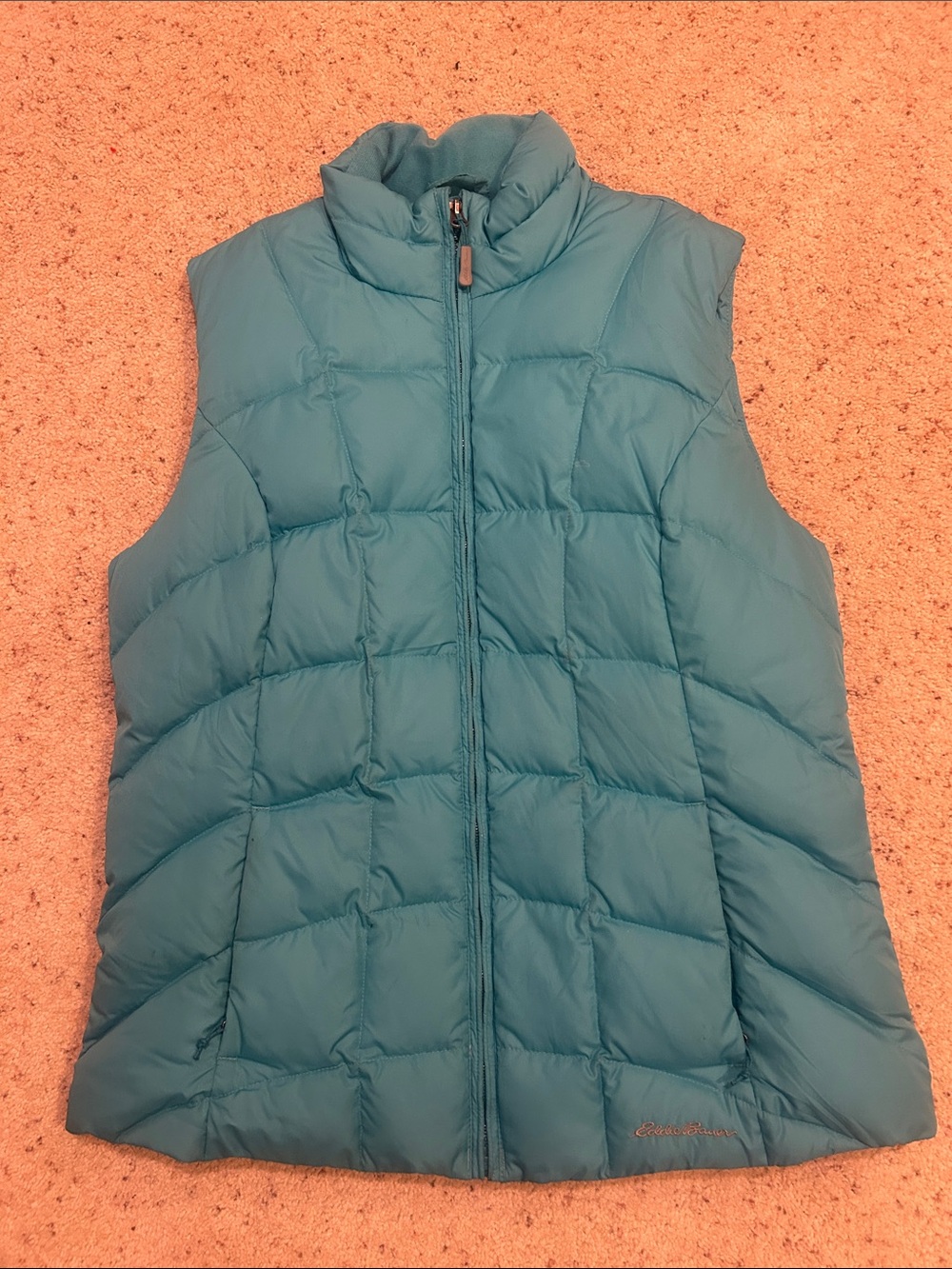 Eddie Bauer Teal Quilted Puffer Vest